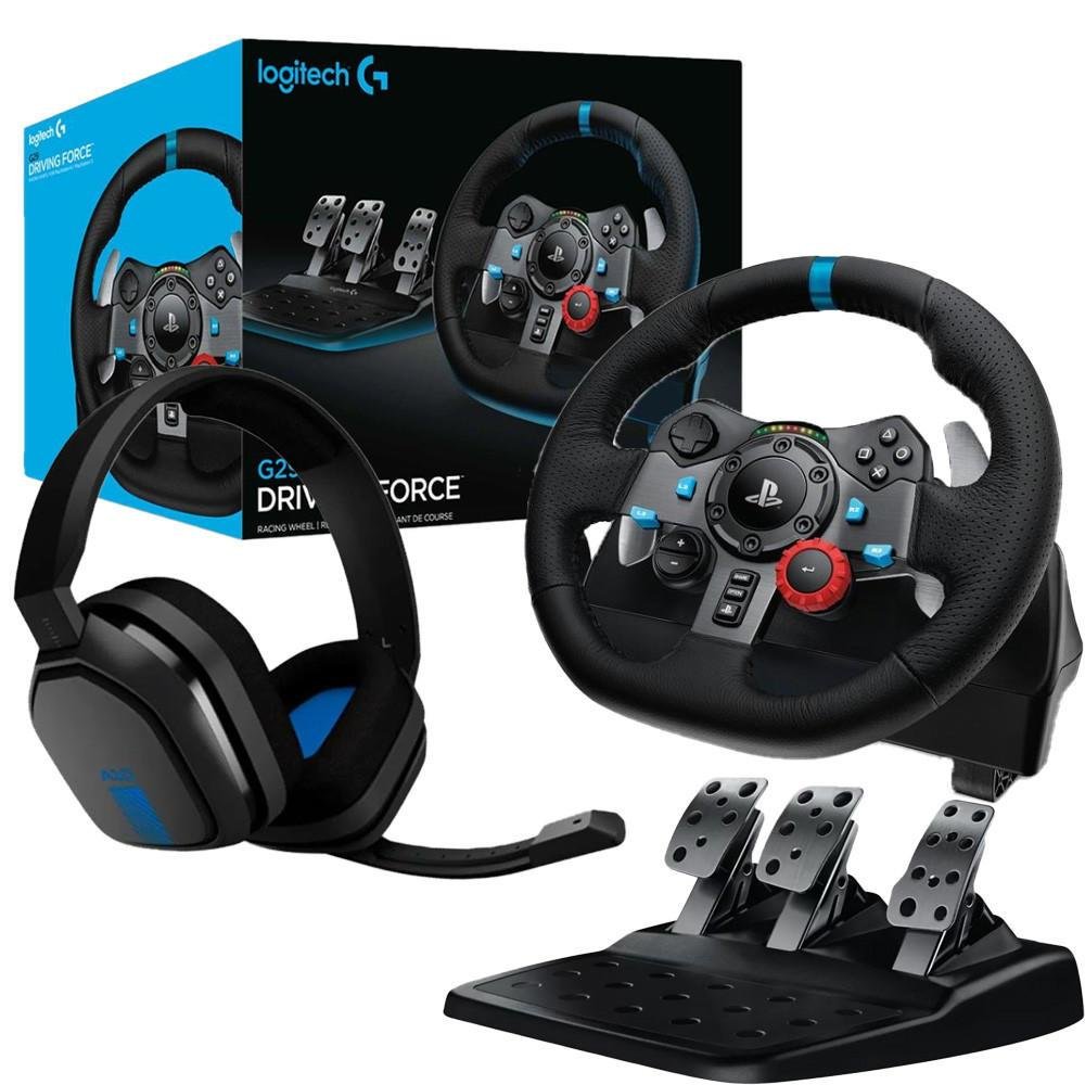 Kit Volante Logitech G29 Driving Force + Headset ASTRO Gaming A10