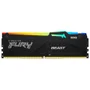 Memória Kingston Fury Beast, RGB, 16GB, 5200MHz, DDR5, CL40, Preto - KF552C40BBA-16