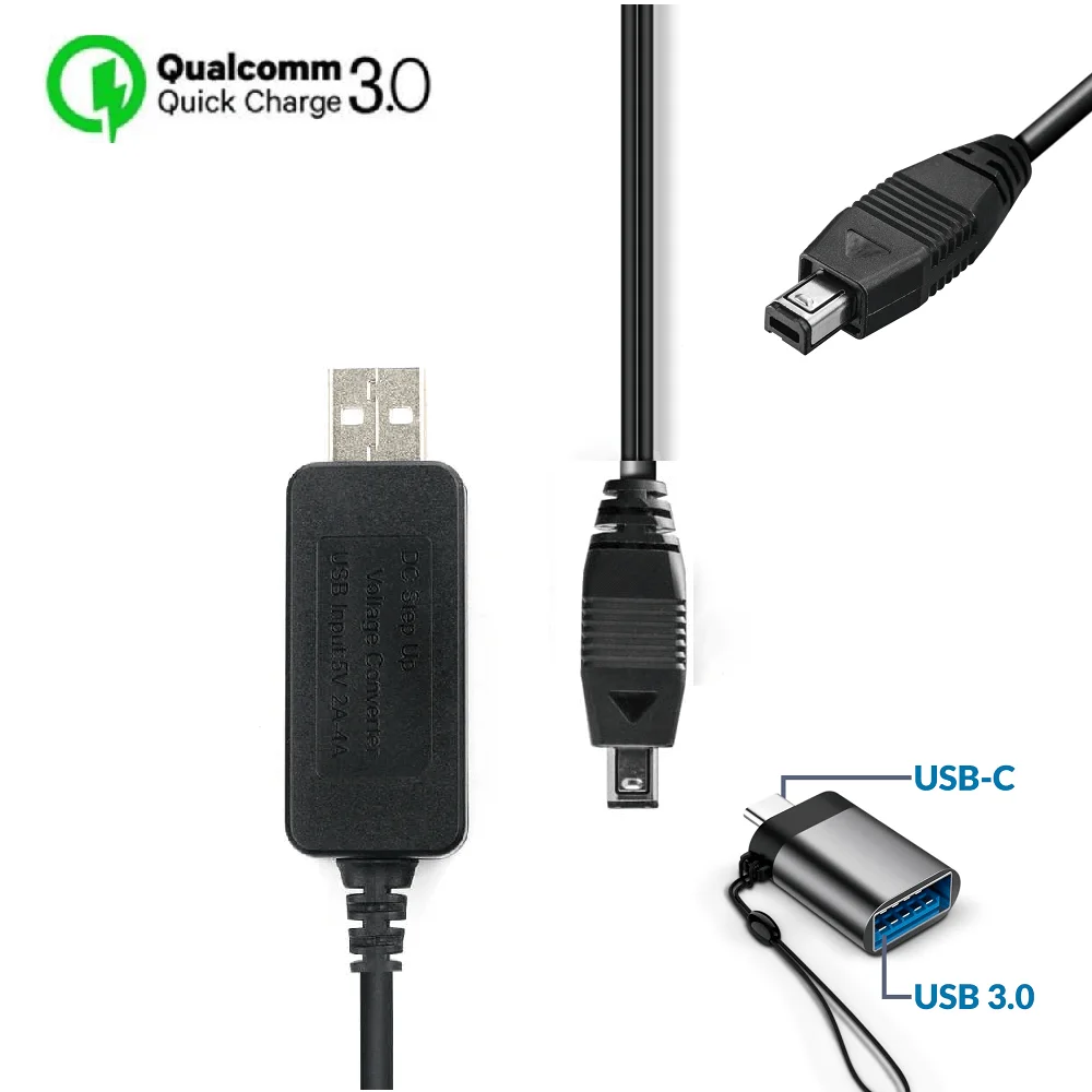 Imagem 5 de 5 do produto Cabo De Alimentação, Ca D-ac50, Usb 3.0, Com Adaptador Usb-c Para Câmeras Pentax