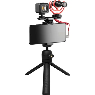 Kit Rode Vlogger Universal Edition, Microfone Shotgun, Smathphone Conector 3.5mm