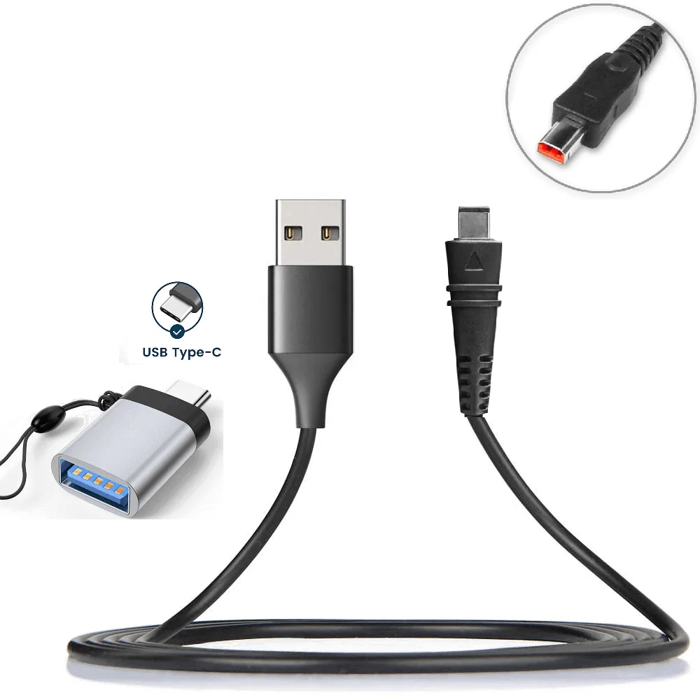 Imagem 3 de 5 do produto Cabo De Alimentação, Ac Aa-ma9 Usb, Para Filmadoras Samsung Com Adaptador Usb-c