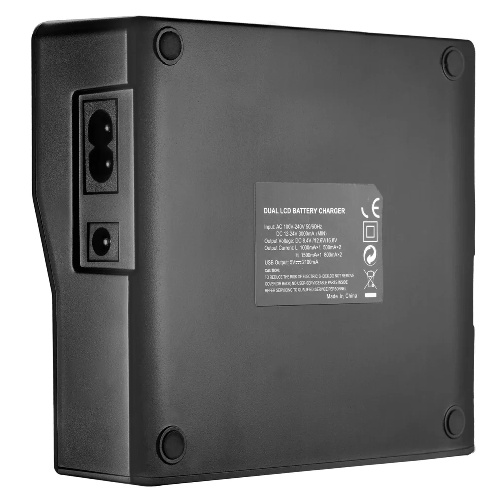Carregador Duplo Rápido Para Bateria, Canon Lp-e10 Com Usb (bivolt) Carregador Duplo Rápido Para Bateria, Canon Lp-e10 Com Usb (bivolt)