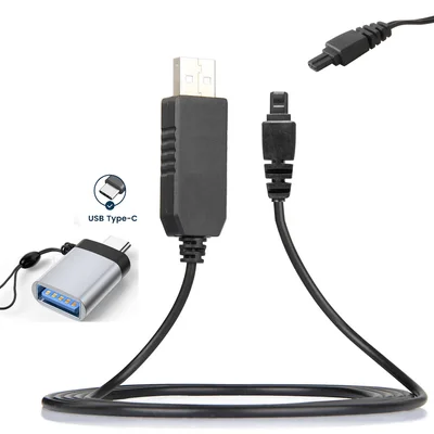 Cabo De Alimentação Ca-560 Usb 3.0 Com Adaptador Usb-c Para Canon Powershot E Filmadoras.