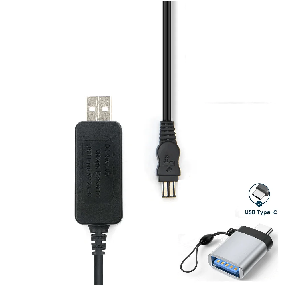 Imagem 3 de 4 do produto Cabo De Alimentação Ca Ac-l100 Usb 3.0, Com Adaptador Usb-c, Para Filmadoras Sony Handycam