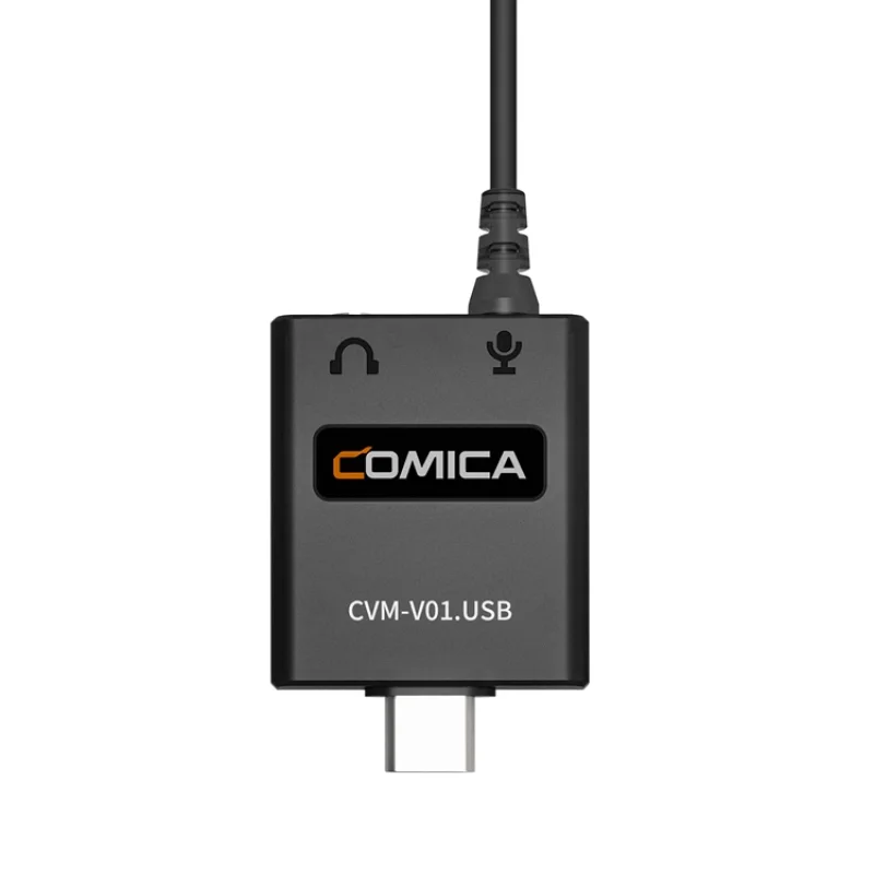 Imagem 2 de 5 do produto Microfone De Lapela, Comica, Cvm-v01.usb, Condensador, Omnidirecional Para Smartphones (usb-c)