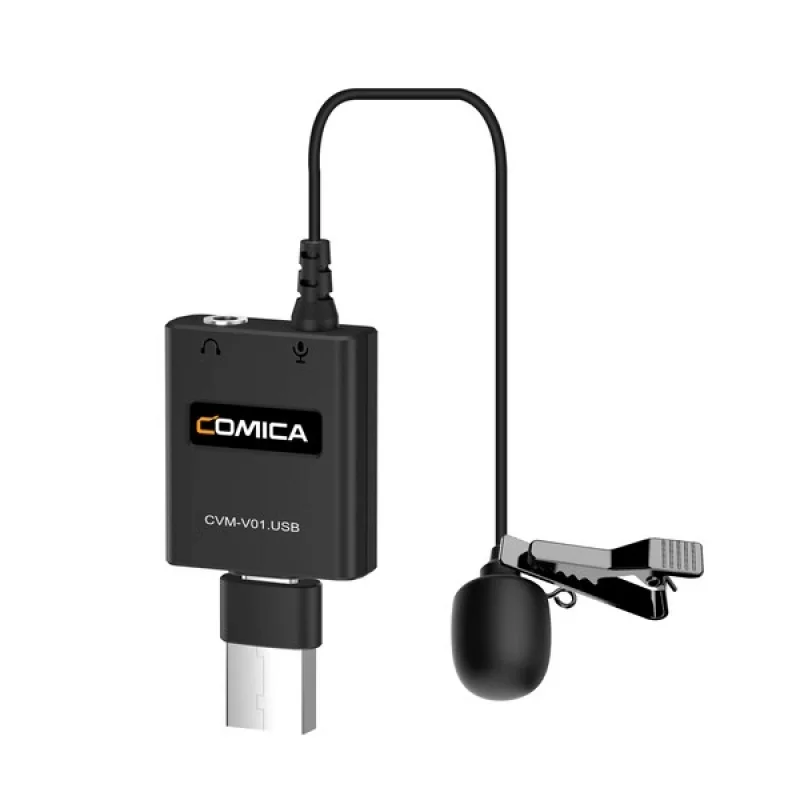 Imagem 5 de 5 do produto Microfone De Lapela, Comica, Cvm-v01.usb, Condensador, Omnidirecional Para Smartphones (usb-c)