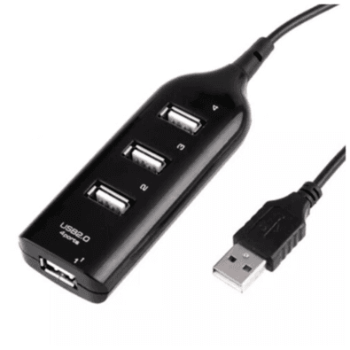 Hub Usb 2.0, 4 Portas Usb 480mbps.