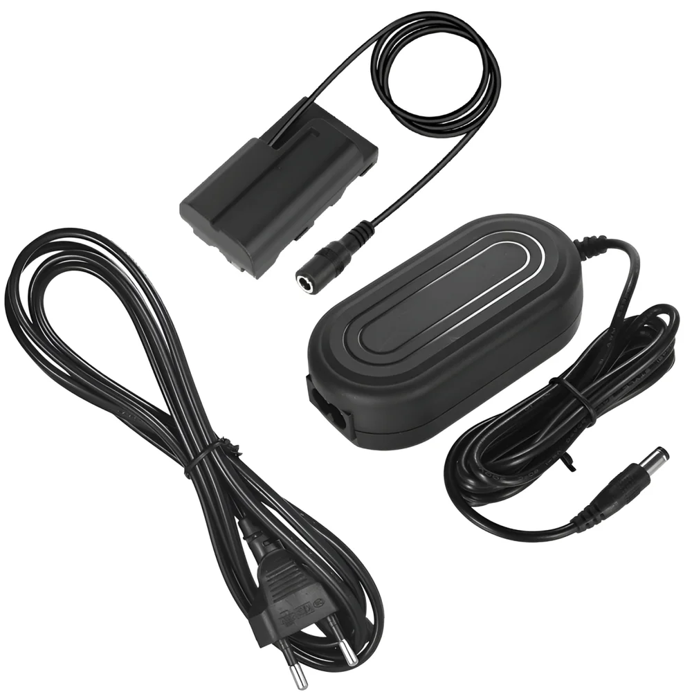 Adaptador Dummy Com Acoplador, Np-f550, F570, Para Filmadoras, Monitores E Iluminadores, Bivolt