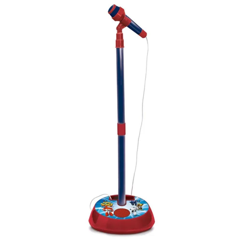 Microfone Infantil Com Pedestal Super Wings - Fun| KaBuM!
