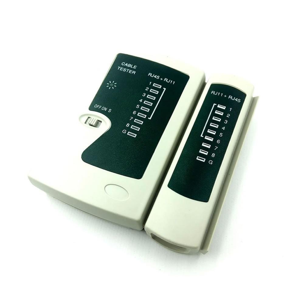 Imagem 2 de 4 do produto Kit Cabo De Rede Nexans 40 Metros, Alicate, Testador, 10xrj45, Cat5e
