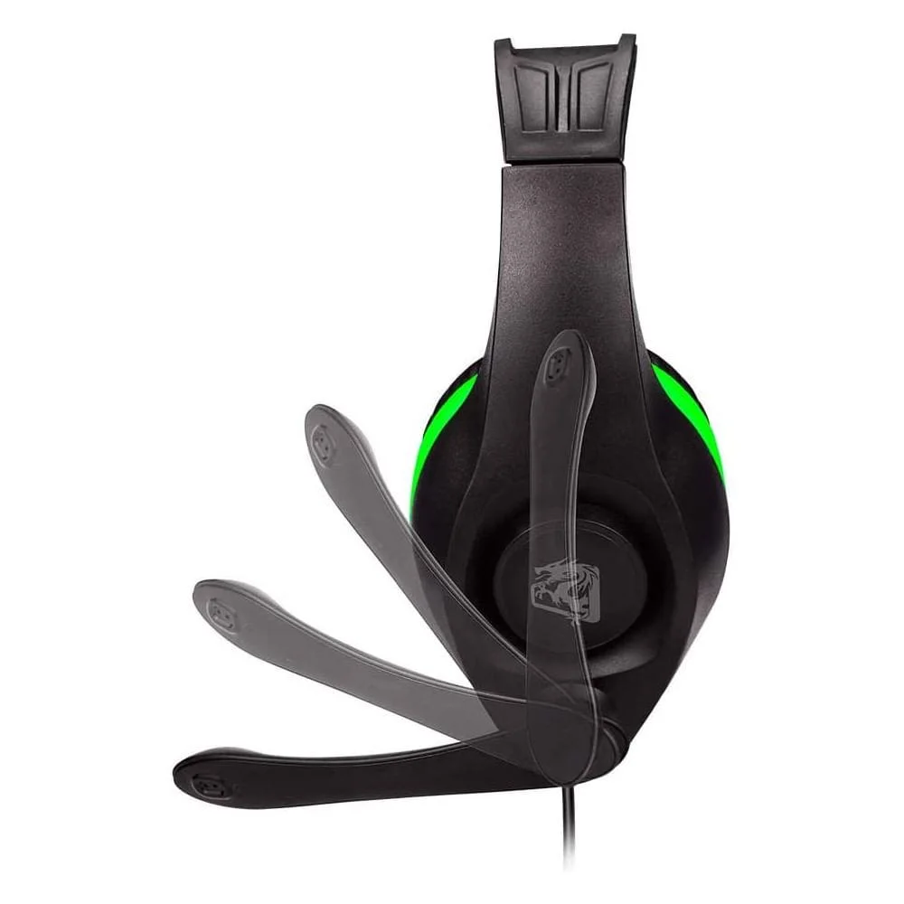Headset Gamer Elg Orochi P3 Preto/verde 1.8m - Hgoi2.