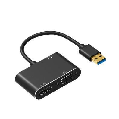 USB3.0 Para Adaptador VGA/HDMI 5, Gbps, Super-velocidade, USB 3.0