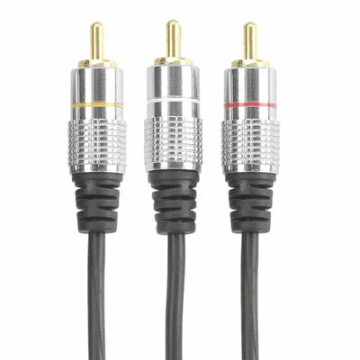 Cabo 3 RCA Macho,  3 RCA,Fitz, Macho, 3 Metros, 018-0751