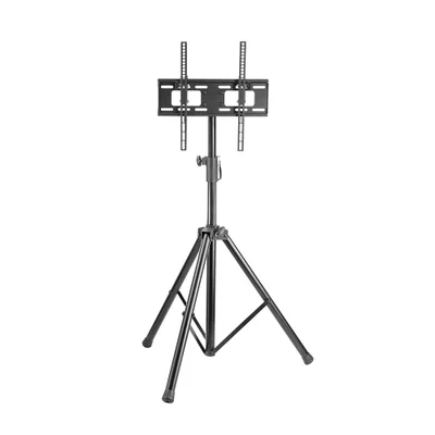 Suporte Pedestal Tipo Tripé para TV e Monitor de 32" a 55" Com Altura Ajustável 124-188cm, Suporta Até 35kg, Preto, A06V4_TP, ELG