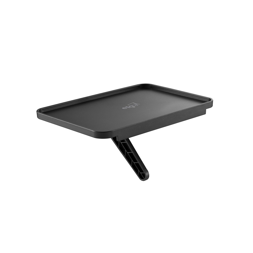 Suporte Tipo Prateleira para TV ou Monitor, Para Set-Top Box, Conversor, Receptor, Suporte Até 6kg, Preto, ACE08S, ELG