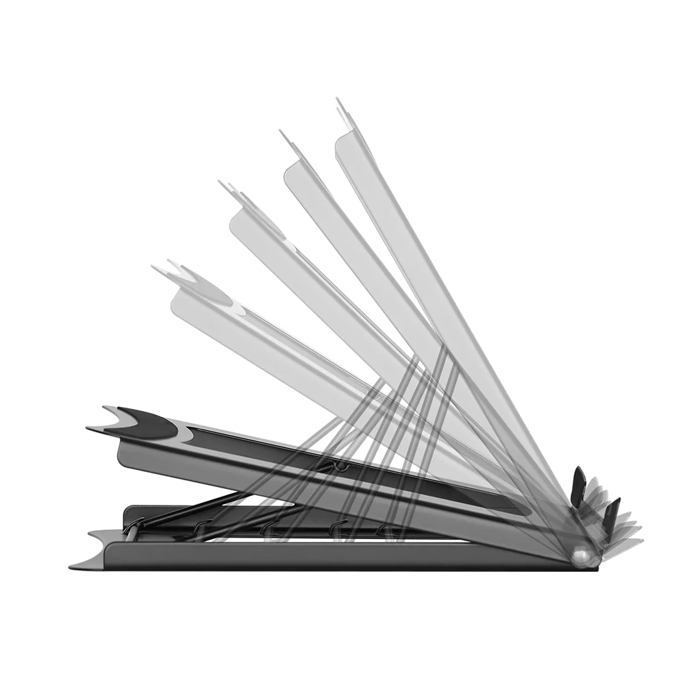 Imagem 4 de 5 do produto Suporte De Mesa Elg para Notebook, 10" a 15", 5 Níveis De Altura Ajustável, Preto - Lap01