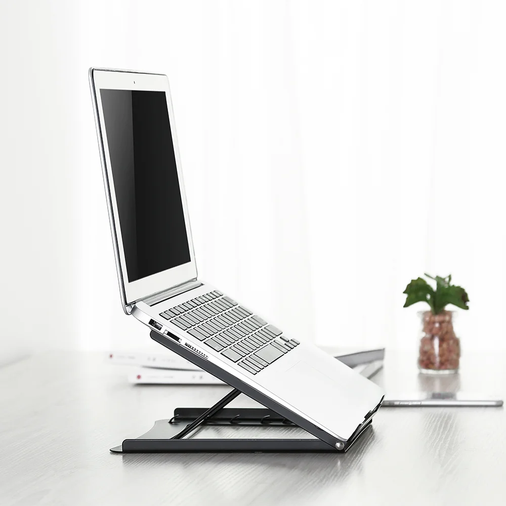 Imagem 5 de 5 do produto Suporte De Mesa Elg para Notebook, 10" a 15", 5 Níveis De Altura Ajustável, Preto - Lap01
