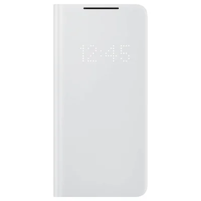 Capa Samsung Led View, Galaxy S21 Plus, 6.7 Pol, G996, Cinza