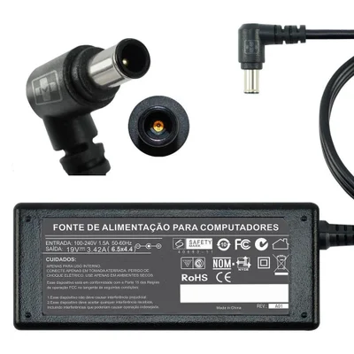 Fonte Carregador Para Monitor 23 23mp55hq 23mp55 19v 3.42a 65w 644 *