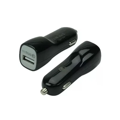Carregador De Celular Veicular, Universal Com 1 Portas 5  044-0017 Usb 3.0a Preto.