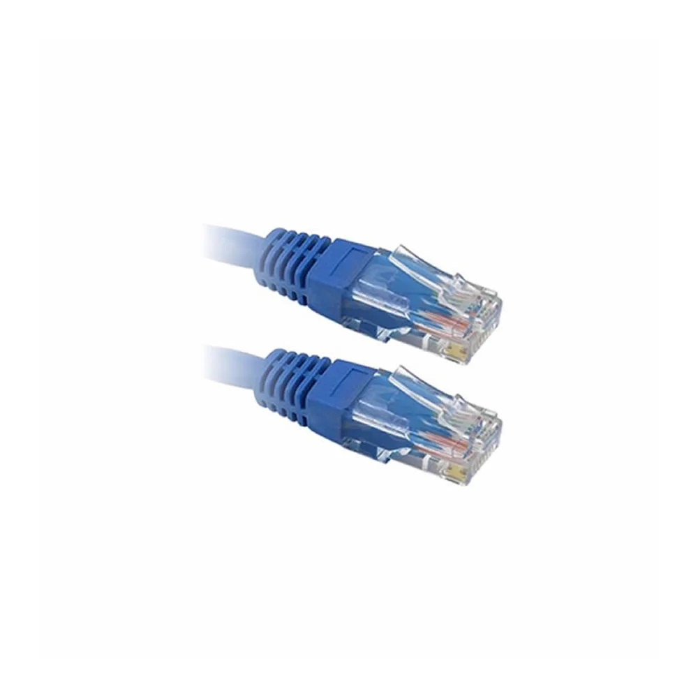 Imagem 1 de 3 do produto Cabo De Rede Patch Cord Cat5e Utp 1 Metro 5  018-1071 Azul.