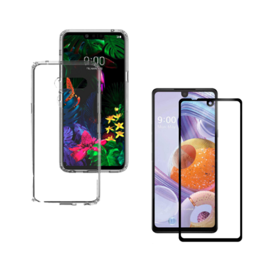 Kit Capinha Anti Impacto + Película De Vidro 9D Para Lg K71