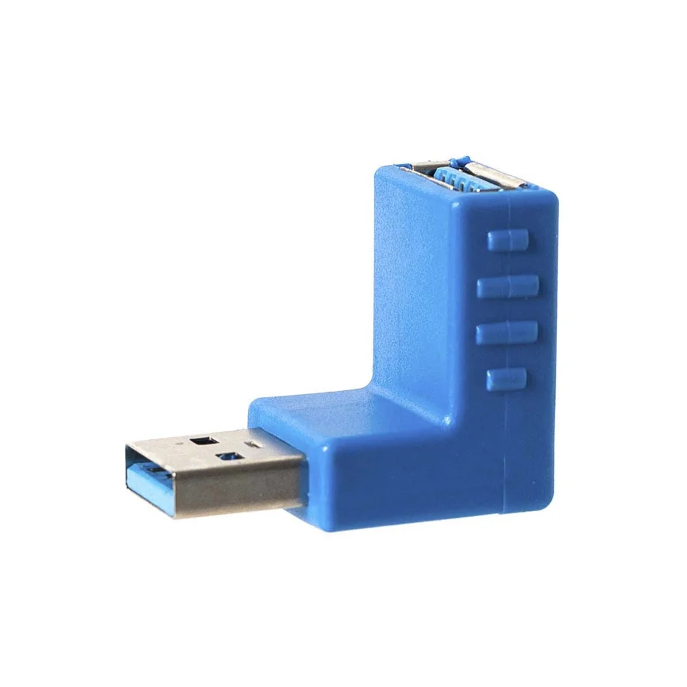 Imagem 3 de 4 do produto Conector Adaptador USB, 3.1, Fêmea, Macho, Ângulo 90 Graus, Para Pc, Notebook, 003-9001