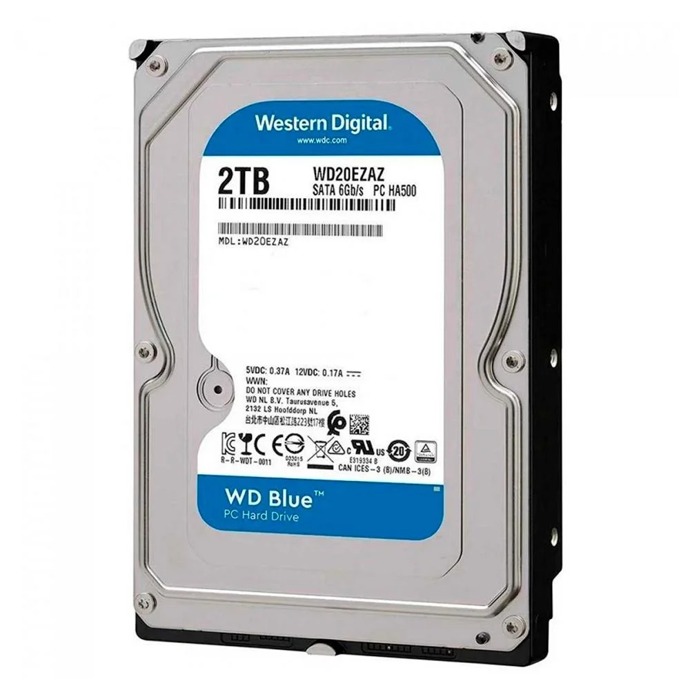 WD Blue 2TB 内蔵型ハードディスクドライブ HD Interno WD Blue 2TB 5400 RPM 35 Sata Iii KaBuM