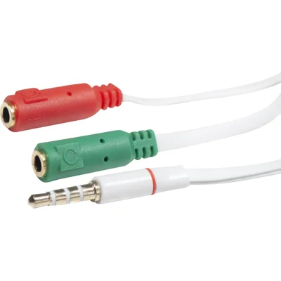 Adaptador P2 X P3 Headset Fone Microfone E Console Xc-adp-14.