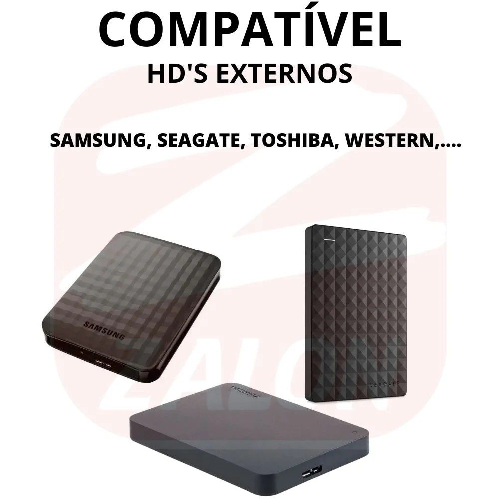 Imagem 3 de 5 do produto Cabo Usb 3.0 Para Hd Externo 1m - Xc-cd-45.