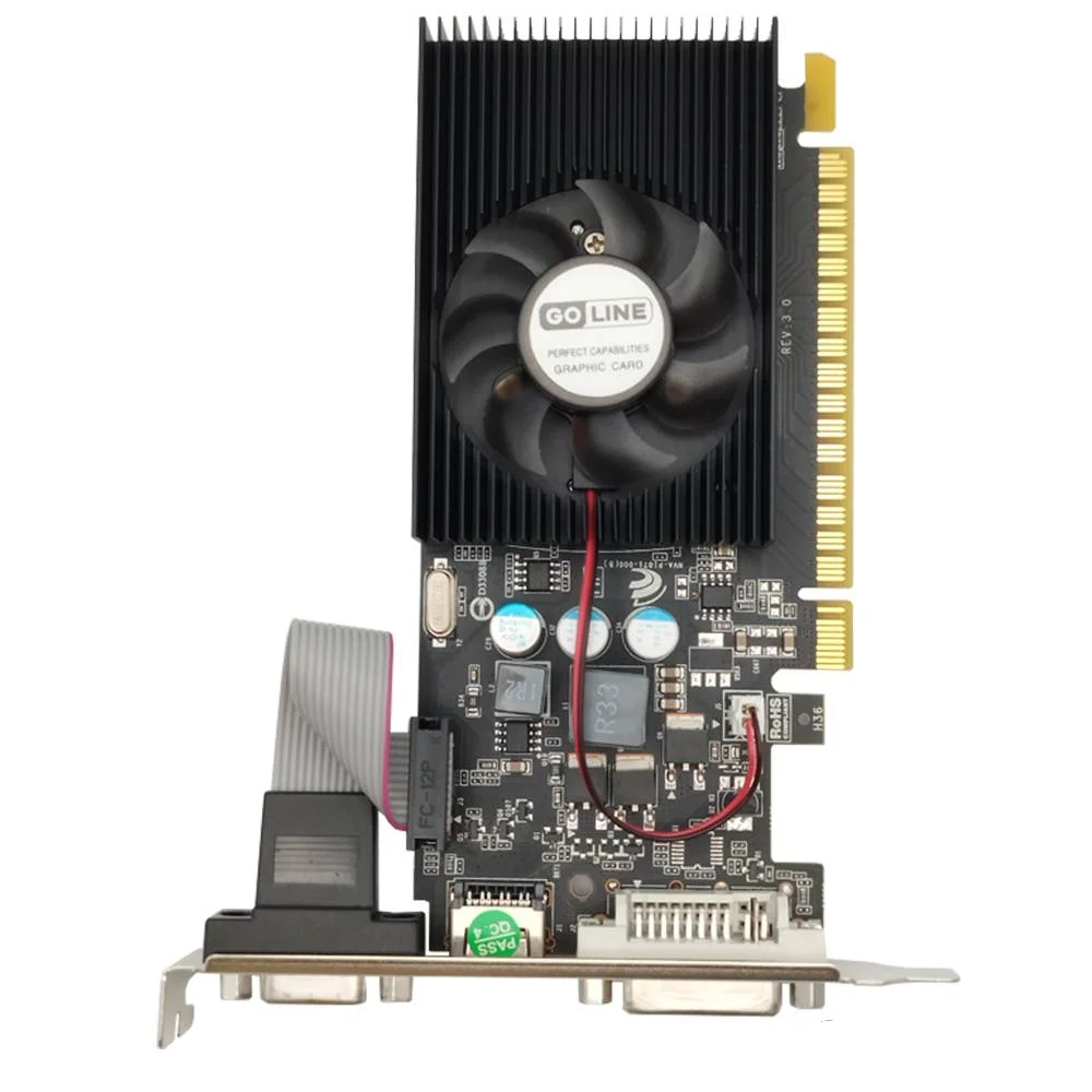 Placa De Vídeo Goline Gt 210 1GB-64 Bits / DDR3 Hdmi- Vga-dvi.