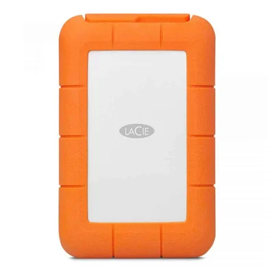 HD Externo Portátil Lacie 5TB Rugged, USB-C 3.1, Laranja