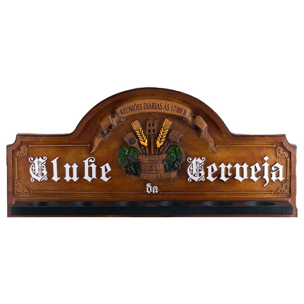 Placa Decorativa, Clube Da Tequila + Copos