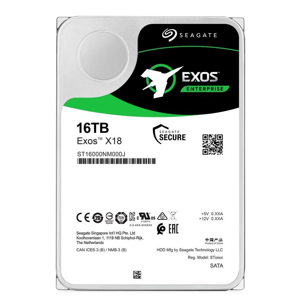 【新品未使用】Seagate Exos X18 16TB HDD HD Interno Seagate Exos X18 16TB St16000nm000j