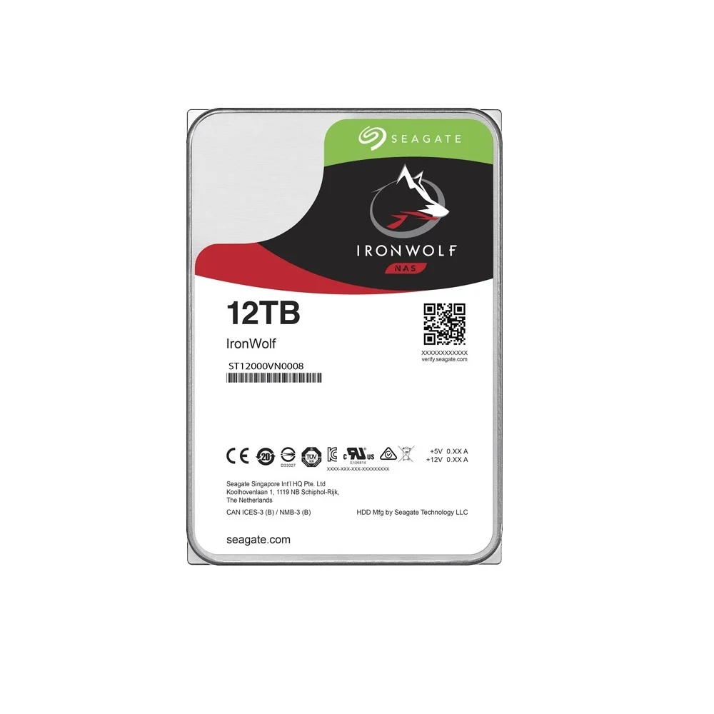 Seagate IronWolf 12TB HDD 新品未使用 Hd Seagate Ironwolf Para Servidor Nas 12tb KaBuM