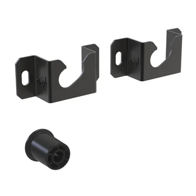 Suporte Fixo Universal De Parede Para Tv E Monitor De 14" A 100", Fácil Instalação, Suporta Até 100kg, Preto, Uni88, Elg