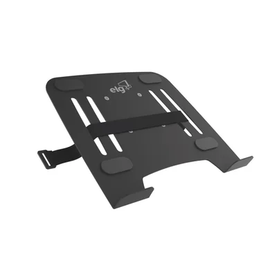 Suporte De Apoio Para Notebook, De 10" A 17", Compatível Com Pistão A Gás, Suporta Até 9kg, Preto, Fb7510, Elg