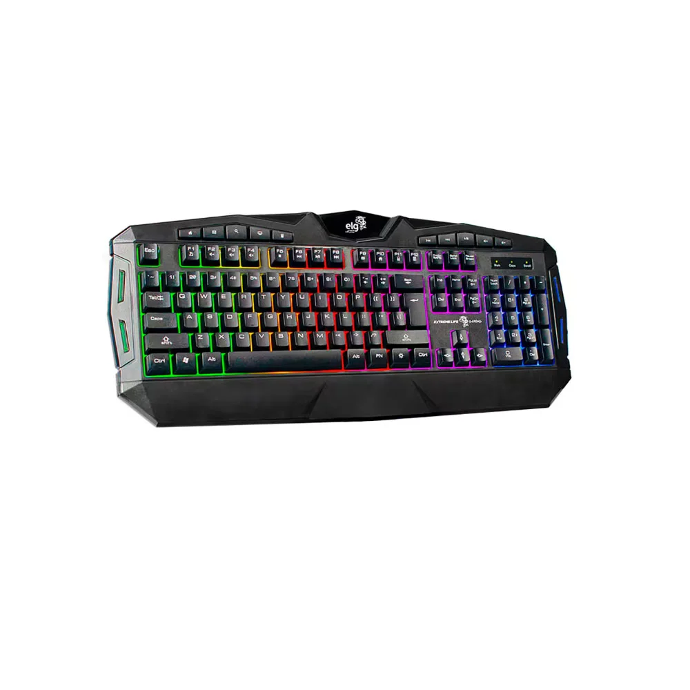 Teclado Elg Iluminado Rgb Multimídia Gamer Odyssey - Tgdw