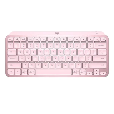 Teclado Logitech Mx Keys Mini Rosa Padrão Us 920-010507.