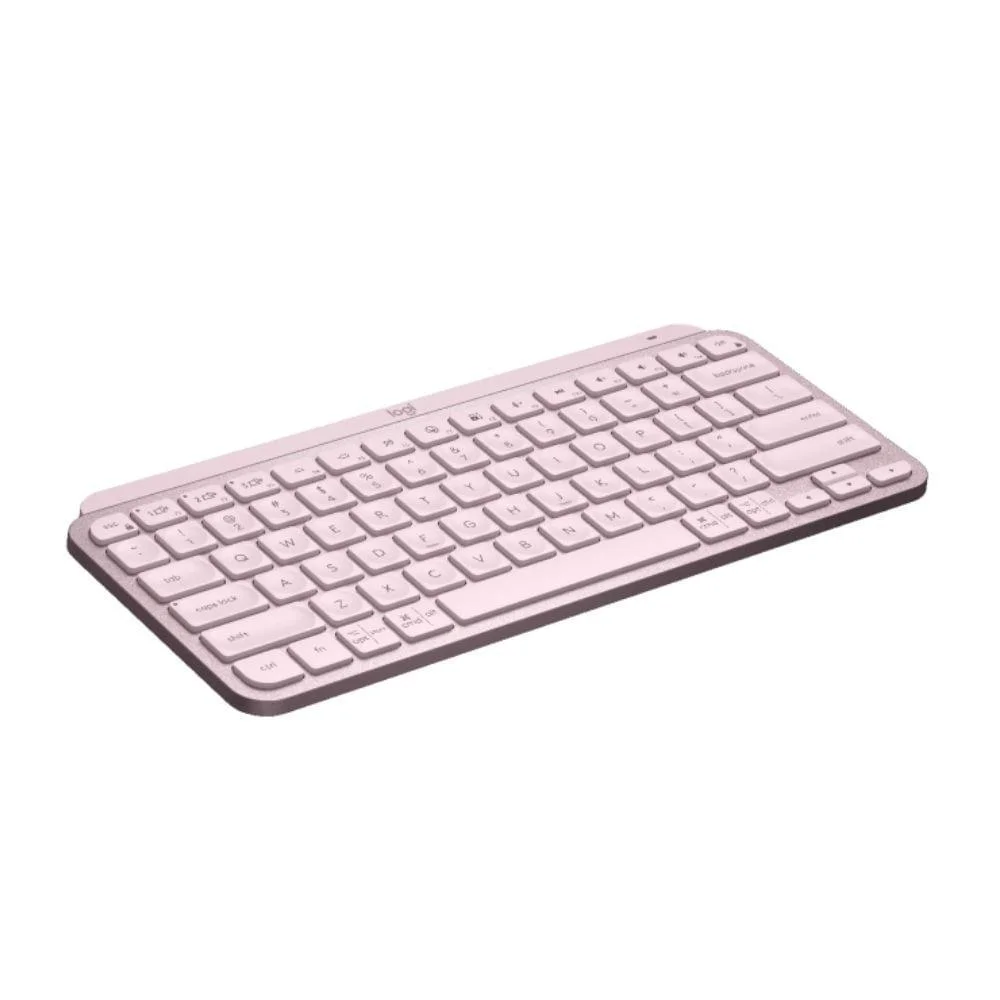 Imagem 5 de 5 do produto Teclado Logitech Mx Keys Mini Rosa Padrão Us 920-010507.