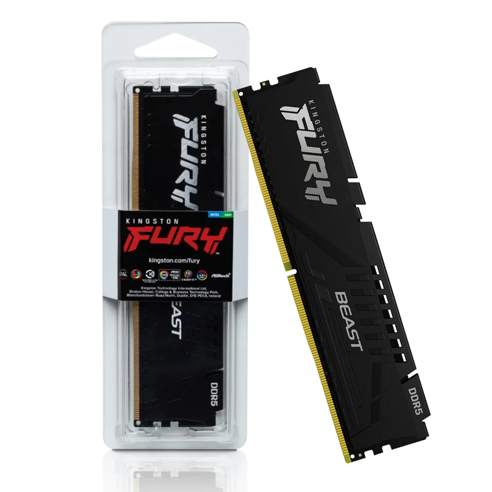 Memória Kingston Fury Beast 16GB 1x16GB DDR5