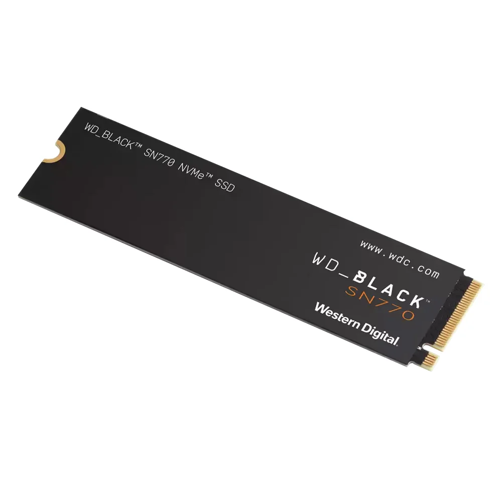 Imagem 2 de 5 do produto SSD WD Black SN770 500GB, M.2 NVMe PCie 4.0, Leitura 5000MB/s, Gravação 4000MB/s - Wds500g3x0e