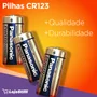 Bateria Panasonic, CR123A, 3V, 1550MAH