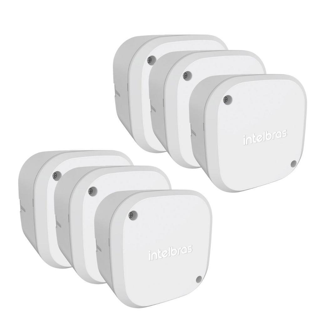 Kit 6 Caixas Externa Câmera VBOX 1100 E Branco