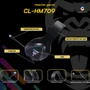Fone De Ouvido Headset Clanm Gamer Mount,  Preto Rgb,Cl-hm709.
