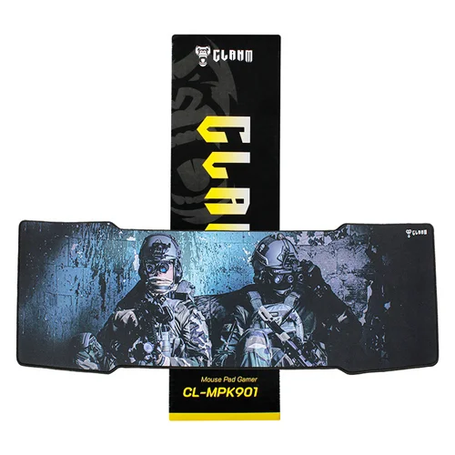 Imagem 4 de 5 do produto Mouse Pad Gamer Clanm King Cl-mpk901 Estampado 90x30.