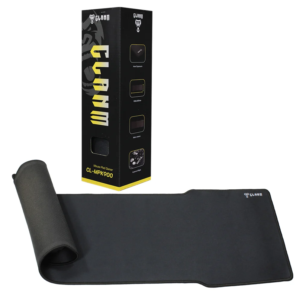 Imagem 4 de 5 do produto Mouse Pad Gamer Clanm King Cl-mpk900 Preto 90x30.