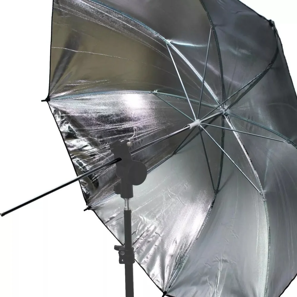 Imagem 4 de 4 do produto Sombrinha Refletora, Greika, Bs-36, Preta Prata, 91cm