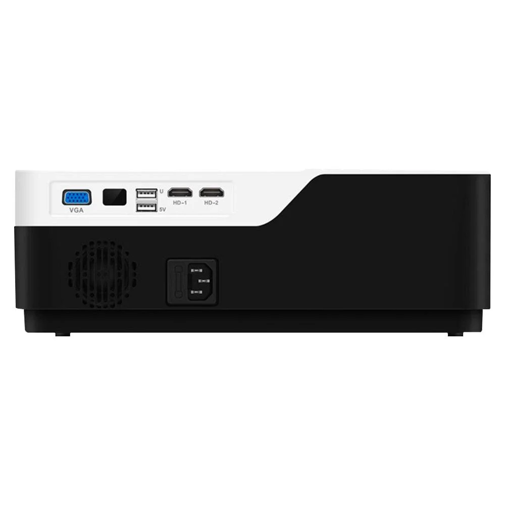 Imagem 3 de 5 do produto Projetor Brazilpc BPC-1080P, 5000 Lumens, Full HD, HDMI, Preto e Branco - Bivolt.