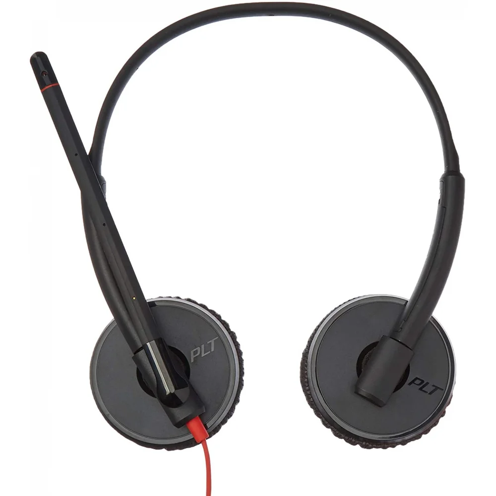 Imagem 2 de 5 do produto Blackwire Empresarial Plantronics C3225Usb-a Single, Com Cancelamento De Ruido, 209747-22.
